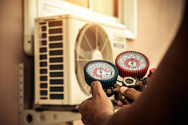 Professional Hvac Installation technician working in Marcy, NY